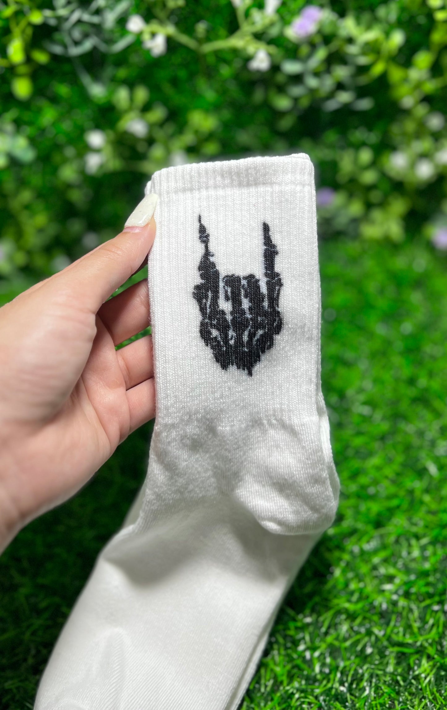 Skeleton Hand Socks