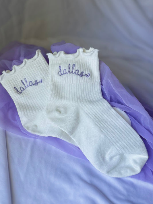 Dallas Ruffle Sockies